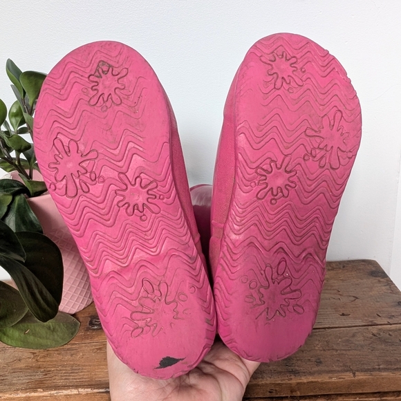Bogs Kid Pink Rain Boots ~ Size 2 - Picture 8 of 8